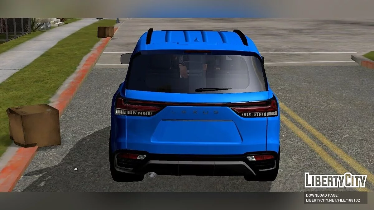 Lexus LX600 (только DFF) / GTA San Andreas (iOS, Android)