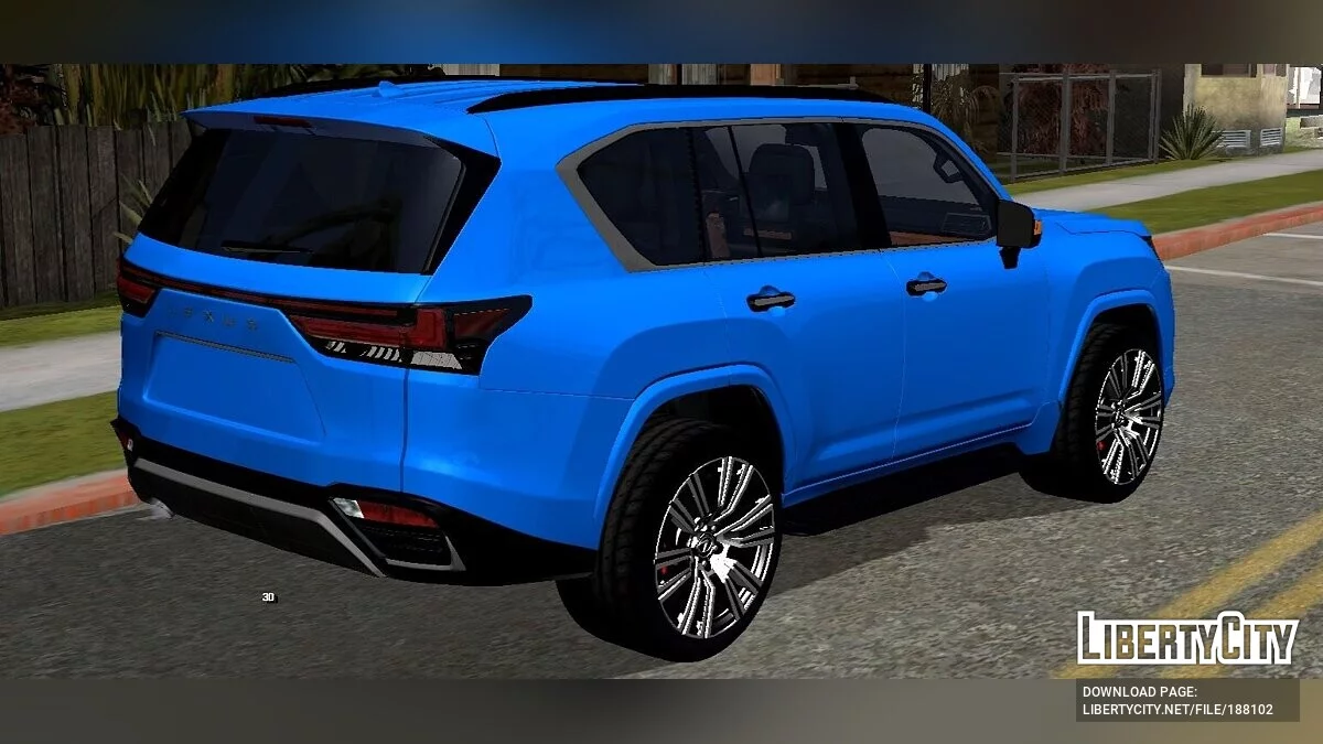 Lexus LX600 (только DFF) / GTA San Andreas (iOS, Android)