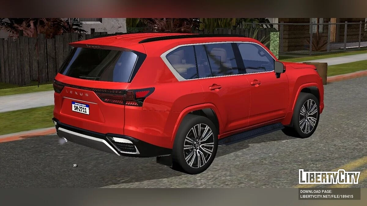 Lexus LX600 (только DFF) / GTA San Andreas (iOS, Android)