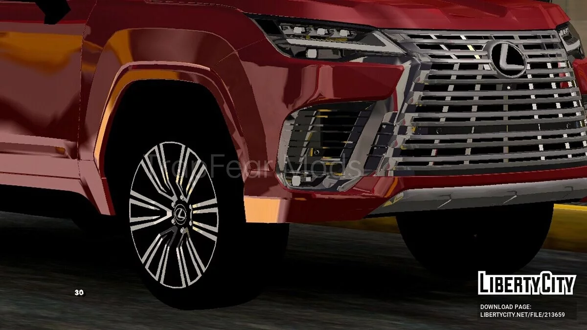 2024 Lexus LX 600 (DFF Only) / GTA San Andreas (iOS, Android)