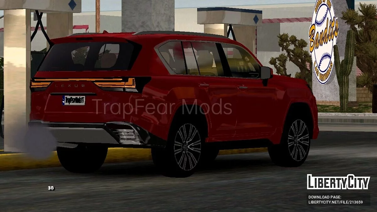 2024 Lexus LX 600 (DFF Only) / GTA San Andreas (iOS, Android)