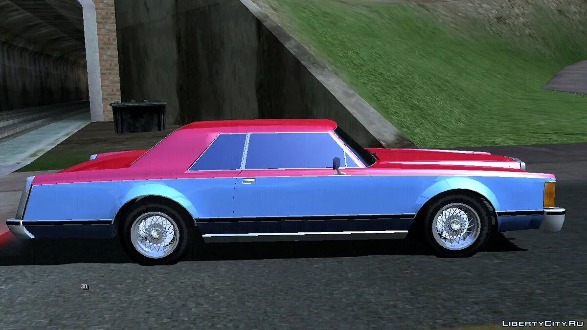 1977 Lincoln Continental Mark V (Virgo style) v1.0 / GTA San Andreas (iOS, Android)