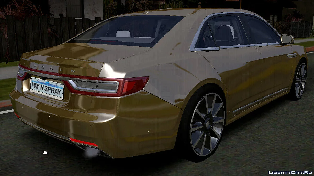 2018 Lincoln Continental (только DFF) / GTA San Andreas (iOS, Android)