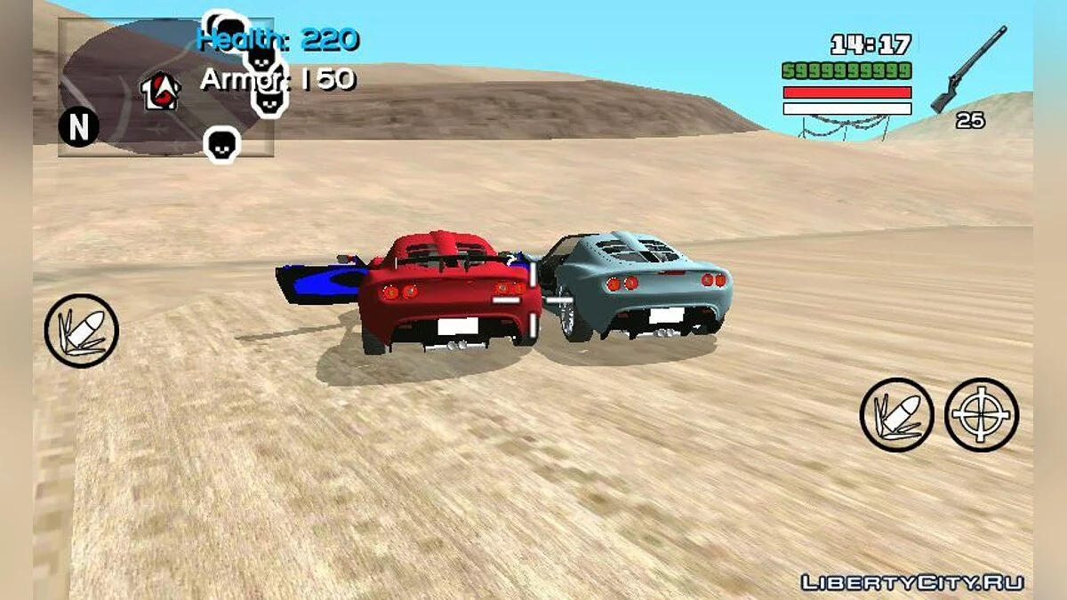 Lotus Exige (только DFF) / GTA San Andreas (iOS, Android)
