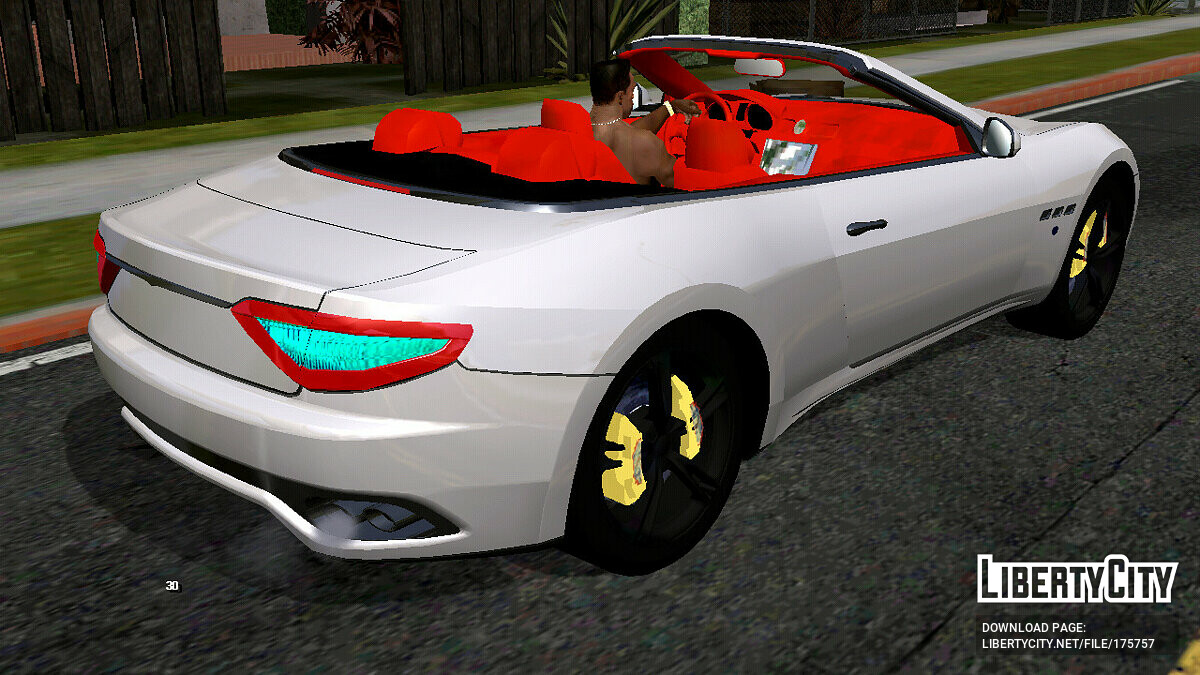 Скачать Maserati GranCabrio 2010 (только DFF) для GTA San Andreas (iOS,  Android)