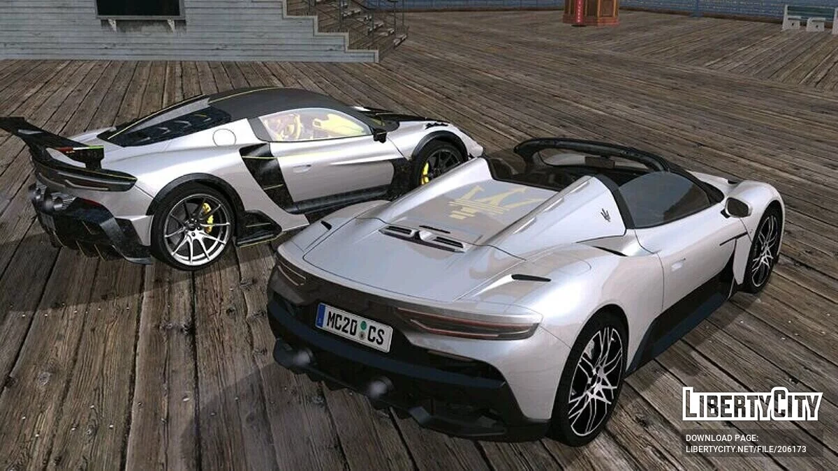 Maserati MC20 Cielo 2023 / GTA San Andreas (iOS, Android)