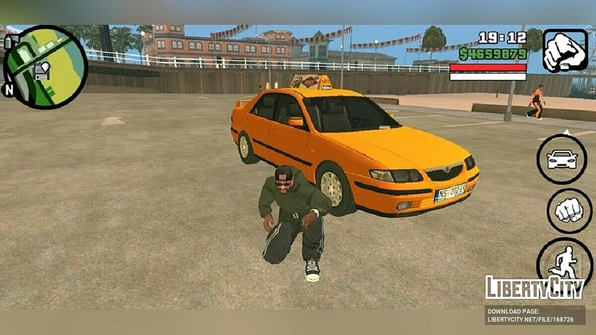 Mazda 626 Такси / GTA San Andreas (iOS, Android)