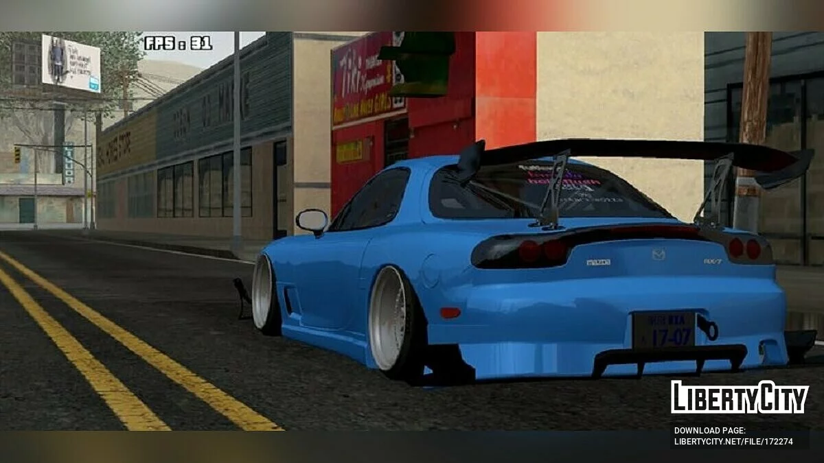 Mazda RX-7 Stance / GTA San Andreas (iOS, Android)