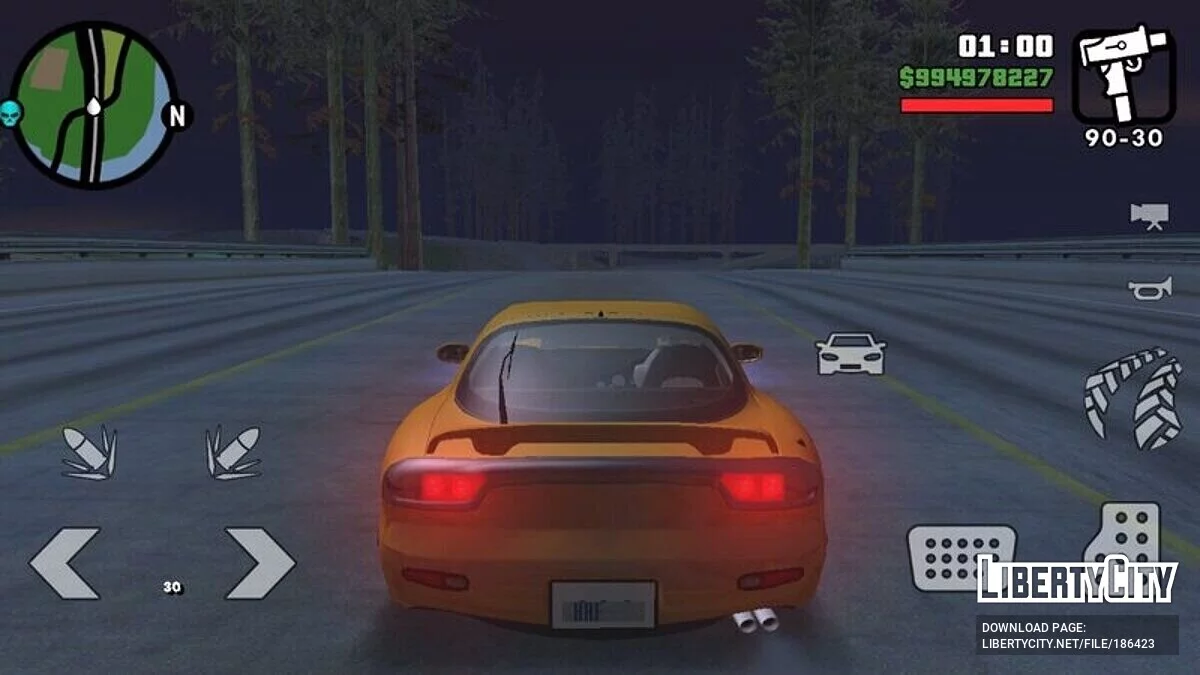 Mazda FD3S (только DFF) / GTA San Andreas (iOS, Android)