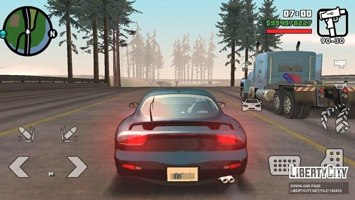 Mazda FD3S (только DFF) / GTA San Andreas (iOS, Android)