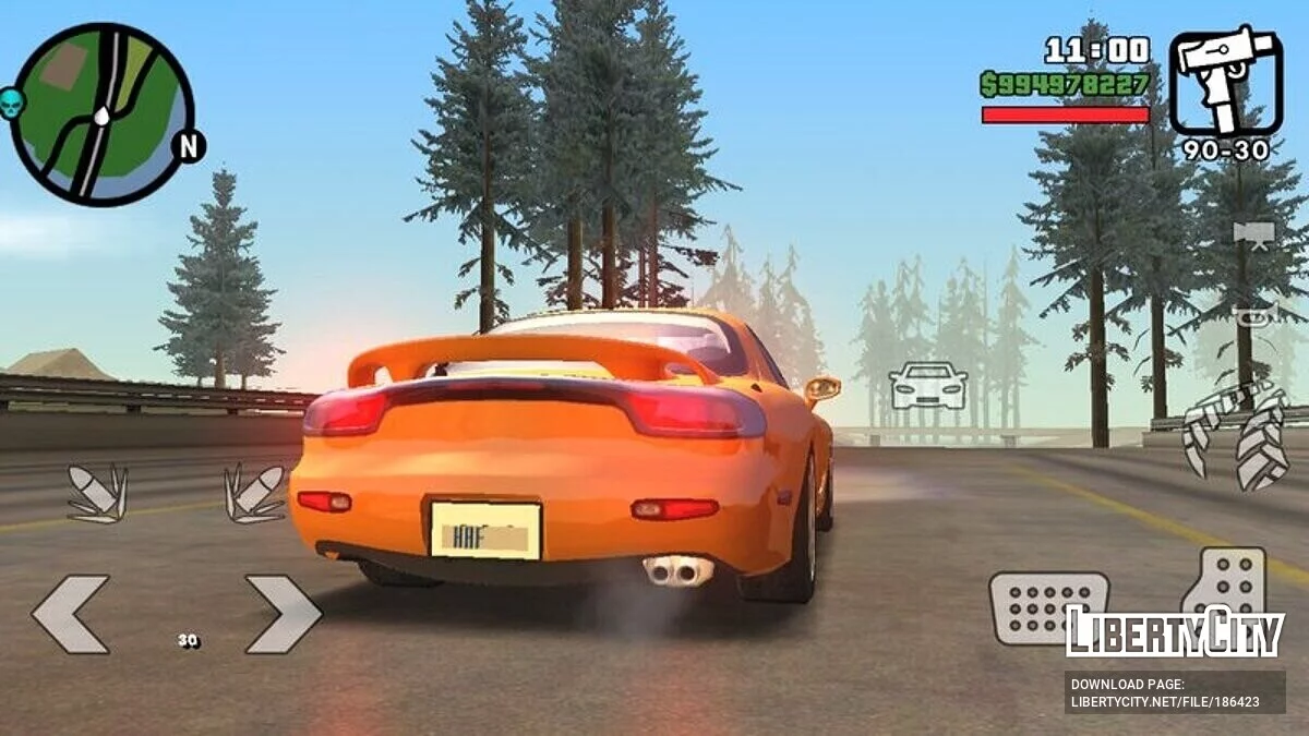 Mazda FD3S (только DFF) / GTA San Andreas (iOS, Android)