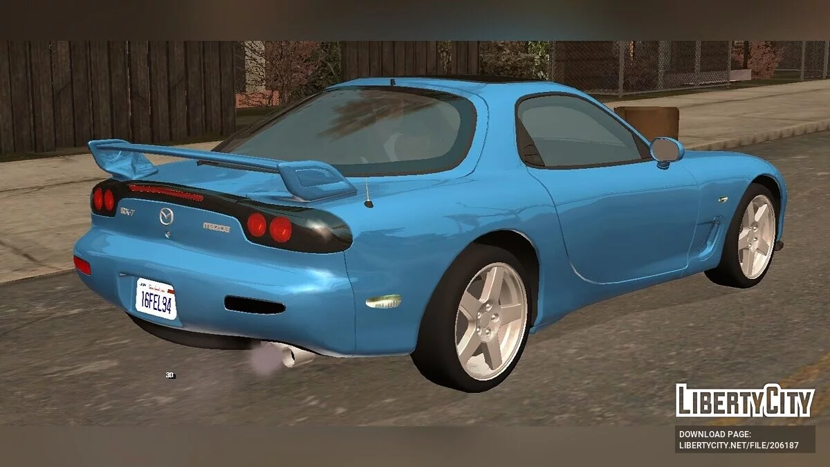 Mazda RX-7 (FD3S) '97 (только DFF) / GTA San Andreas (iOS, Android)