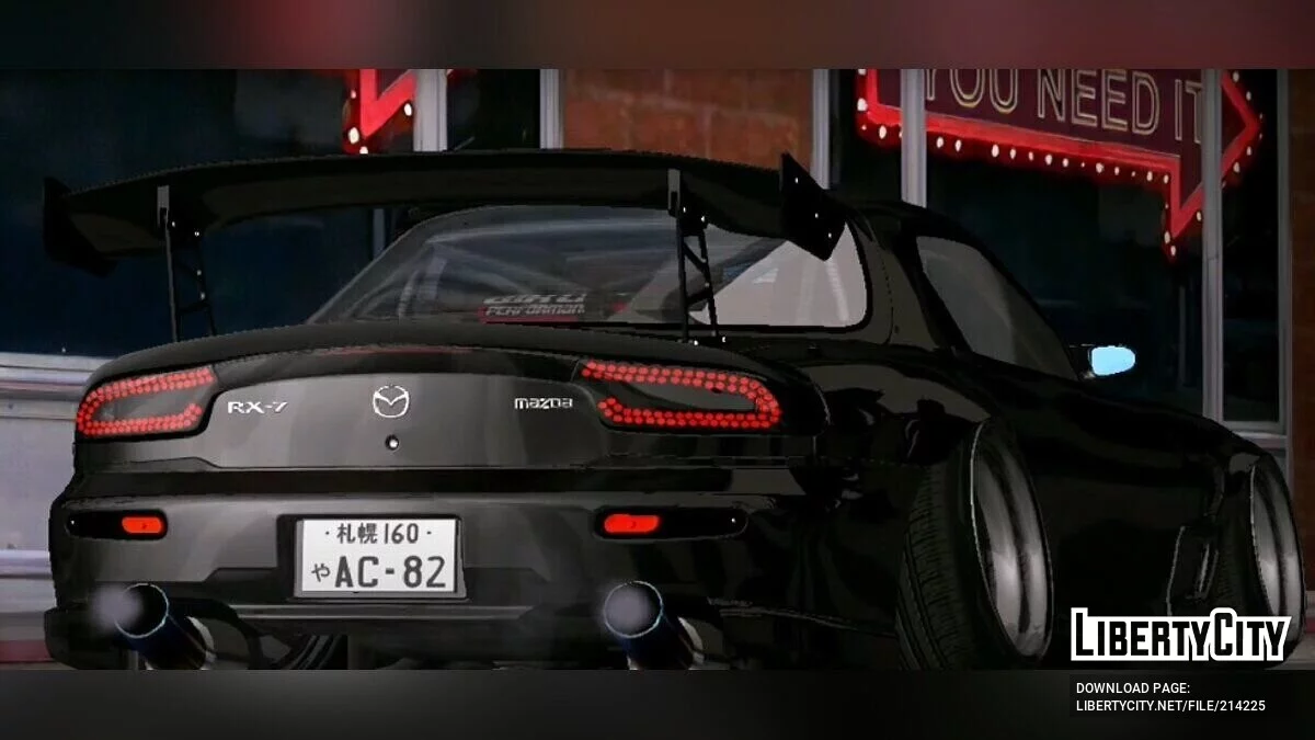Mazda RX-7 Led Custom Stance / GTA San Andreas (iOS, Android)