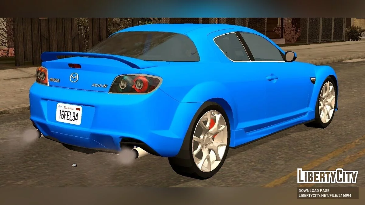 Mazda RX-8 '08 - (только DFF) / GTA San Andreas (iOS, Android)