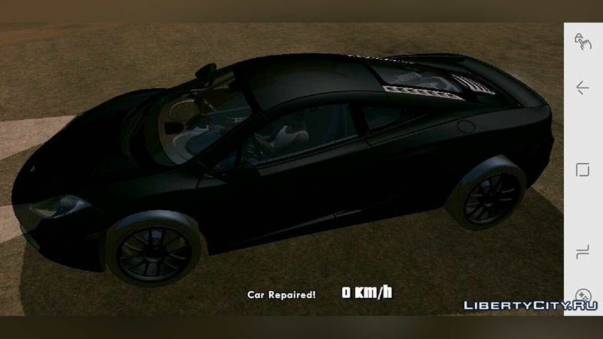McLaren MP4-12C TT Black Revel для GTA San Andreas (iOS, Android) - Картинка #4