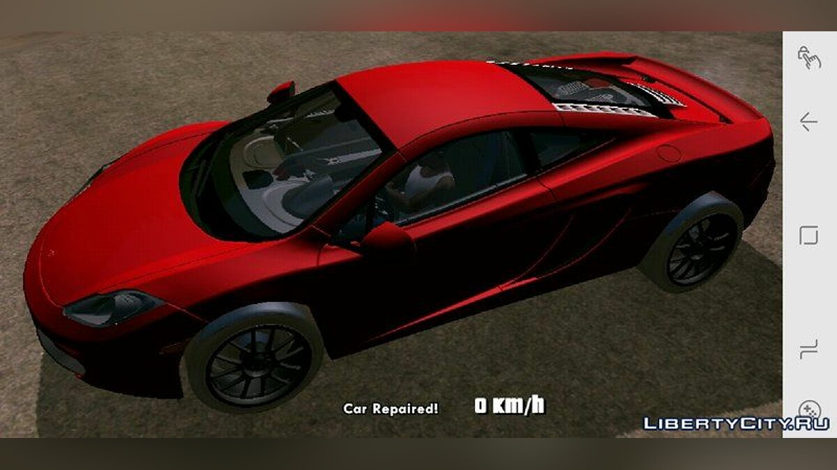 McLaren MP4-12C TT Black Revel для GTA San Andreas (iOS, Android) - Картинка #2