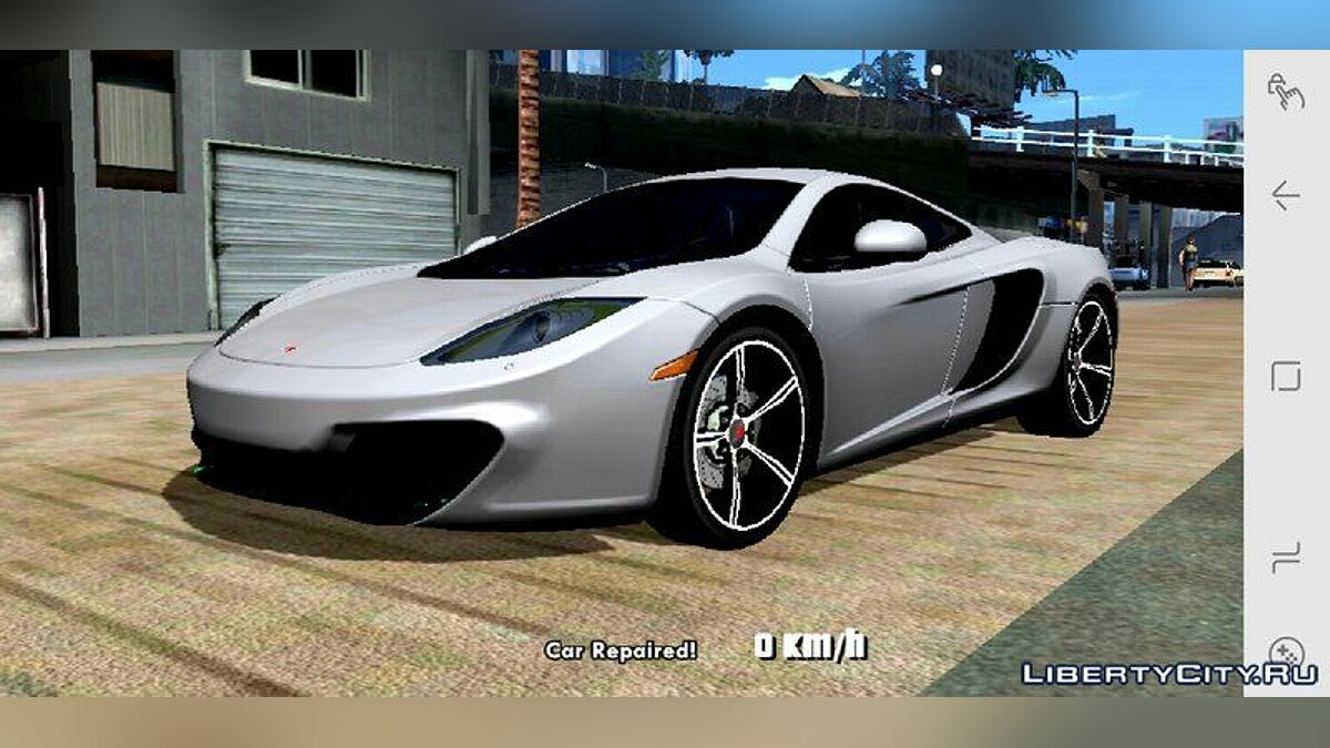 Скачать McLaren MP4 - 12C Gawai for Mobile для GTA San Andreas (iOS,  Android)