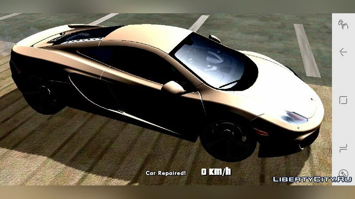 McLaren MP4 - 12C Gawai for Mobile / GTA San Andreas (iOS, Android)