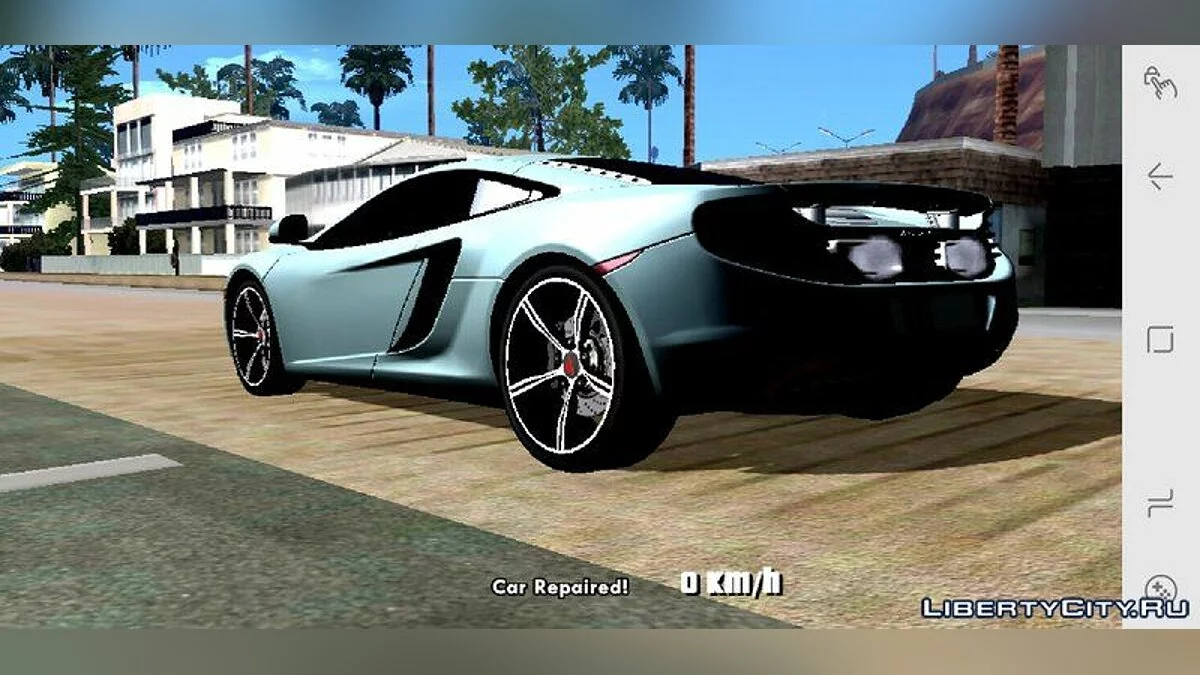 McLaren MP4 - 12C Gawai for Mobile / GTA San Andreas (iOS, Android)
