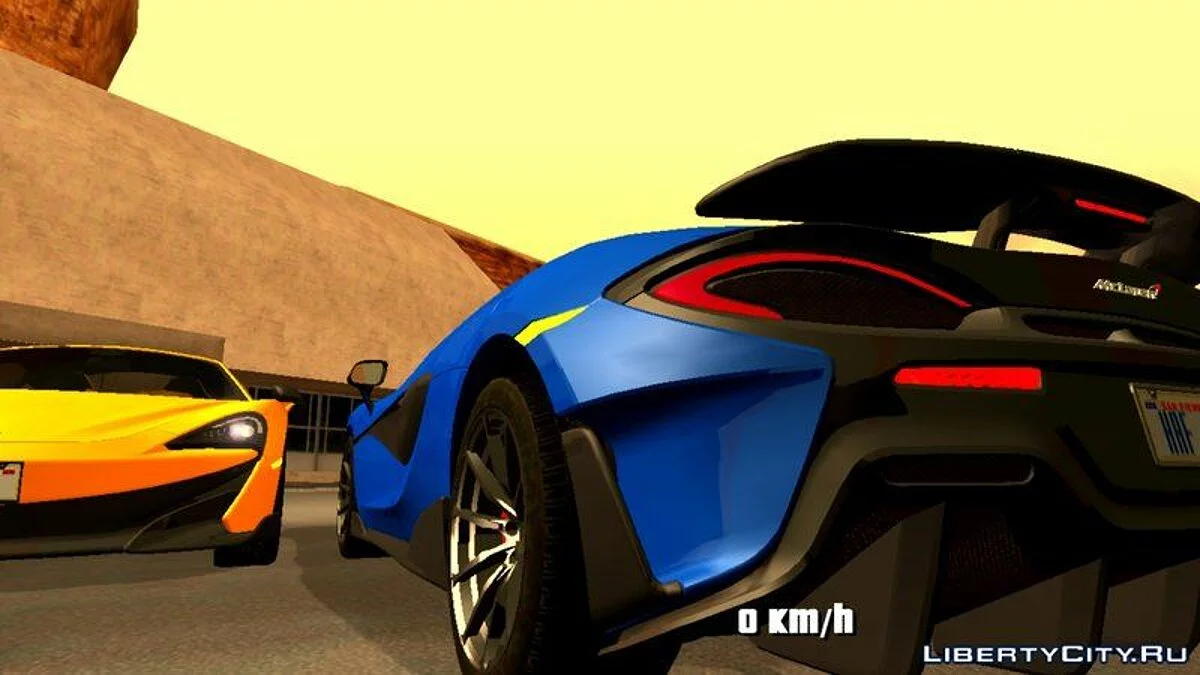 McLaren 600LT (только DFF) / GTA San Andreas (iOS, Android)
