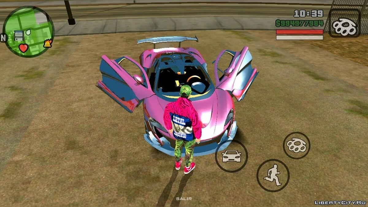 MClaren P1 (только DFF) / GTA San Andreas (iOS, Android)