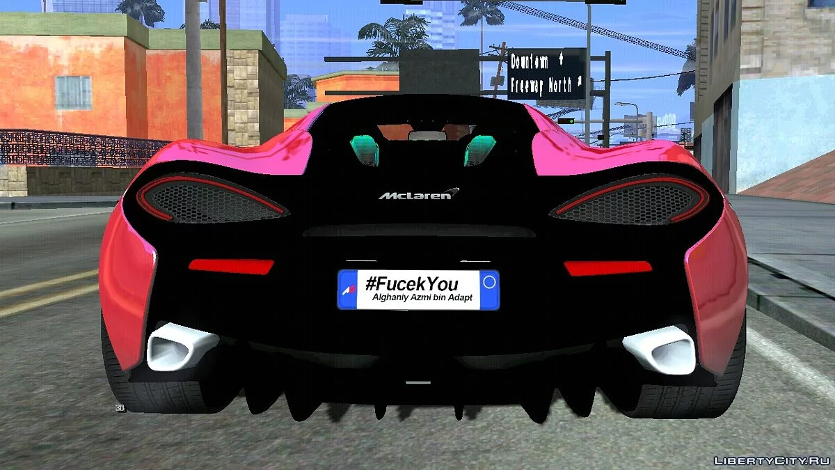 McLaren 570S [RHA] / GTA San Andreas (iOS, Android)