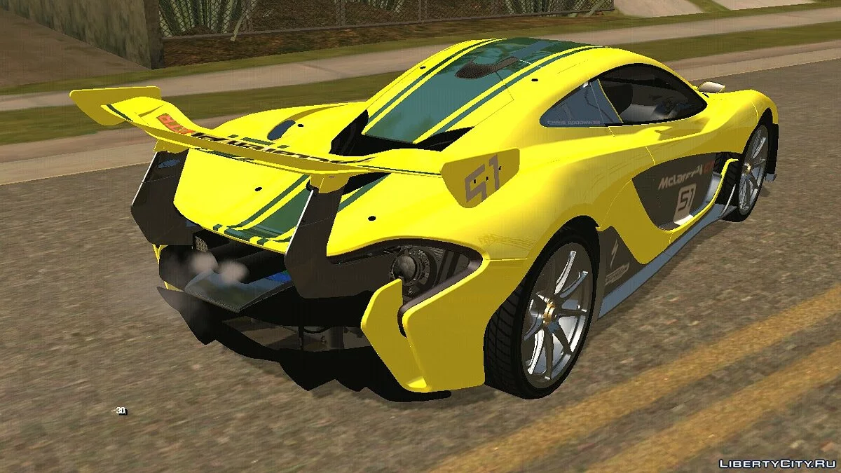 McLaren P1 GTR / GTA San Andreas (iOS, Android)