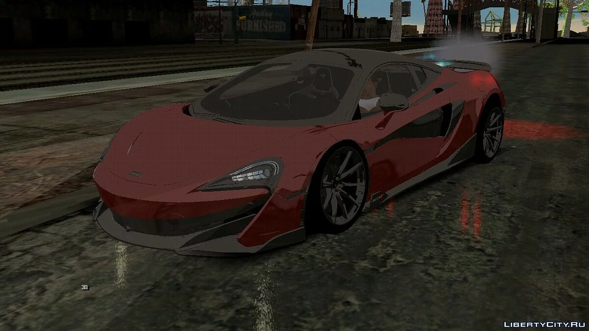 McLaren 600LT (ПК и mobile) / GTA San Andreas (iOS, Android)