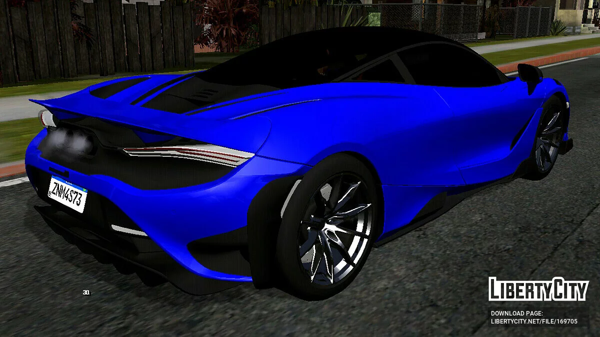McLaren 765LT (только DFF) / GTA San Andreas (iOS, Android)