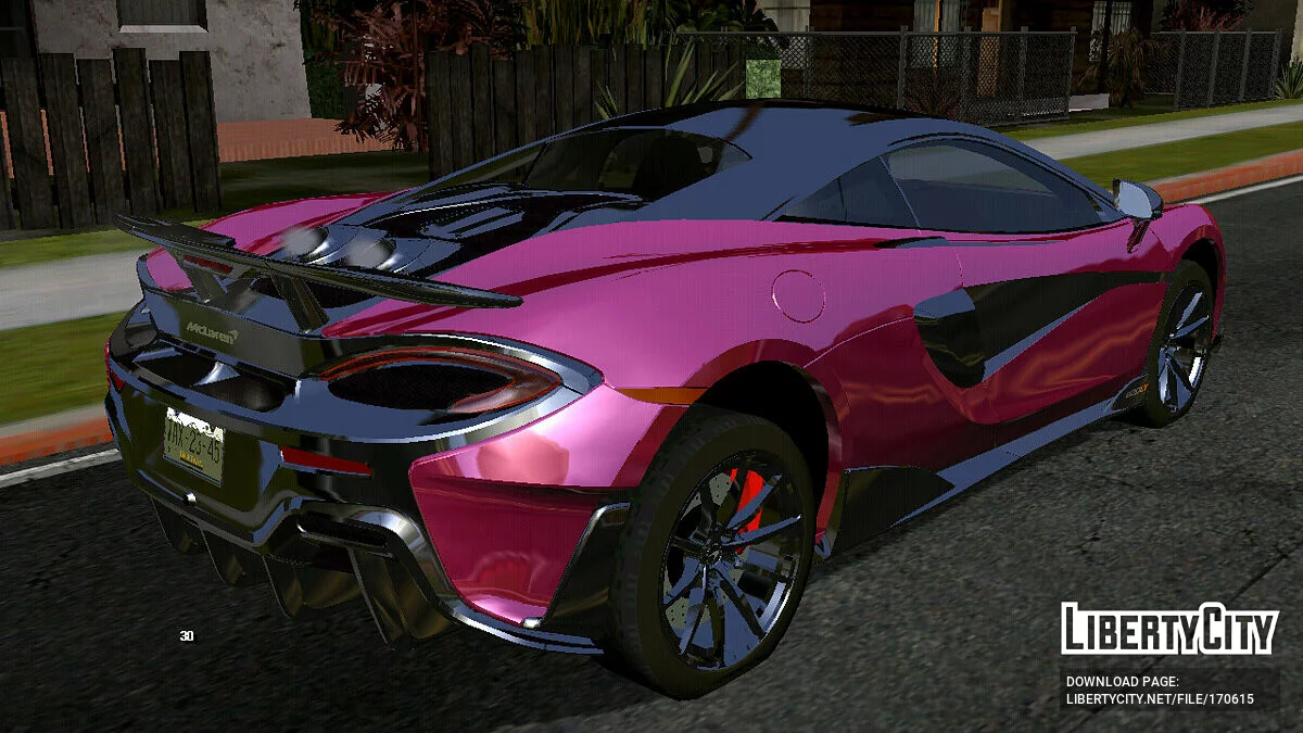 Mclaren 600LT (только DFF) / GTA San Andreas (iOS, Android)