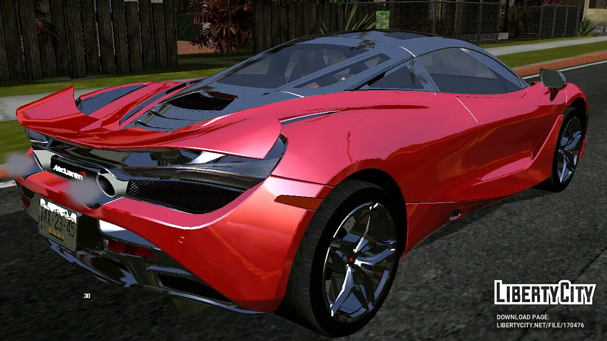 Mclaren 720S (только DFF) / GTA San Andreas (iOS, Android)