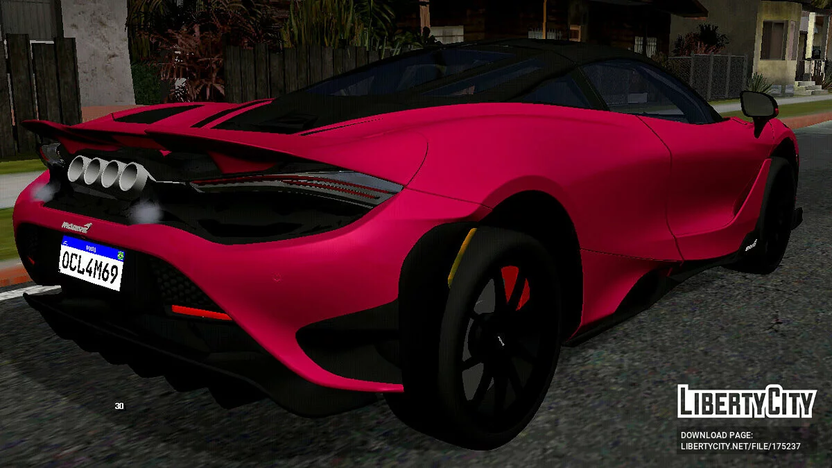 McLaren 765LT 2020 (только DFF) / GTA San Andreas (iOS, Android)