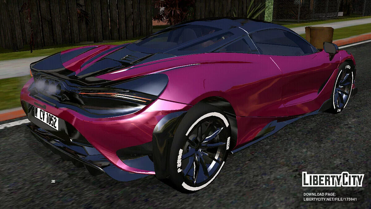 Mclaren 765LT (только  DFF) / GTA San Andreas (iOS, Android)