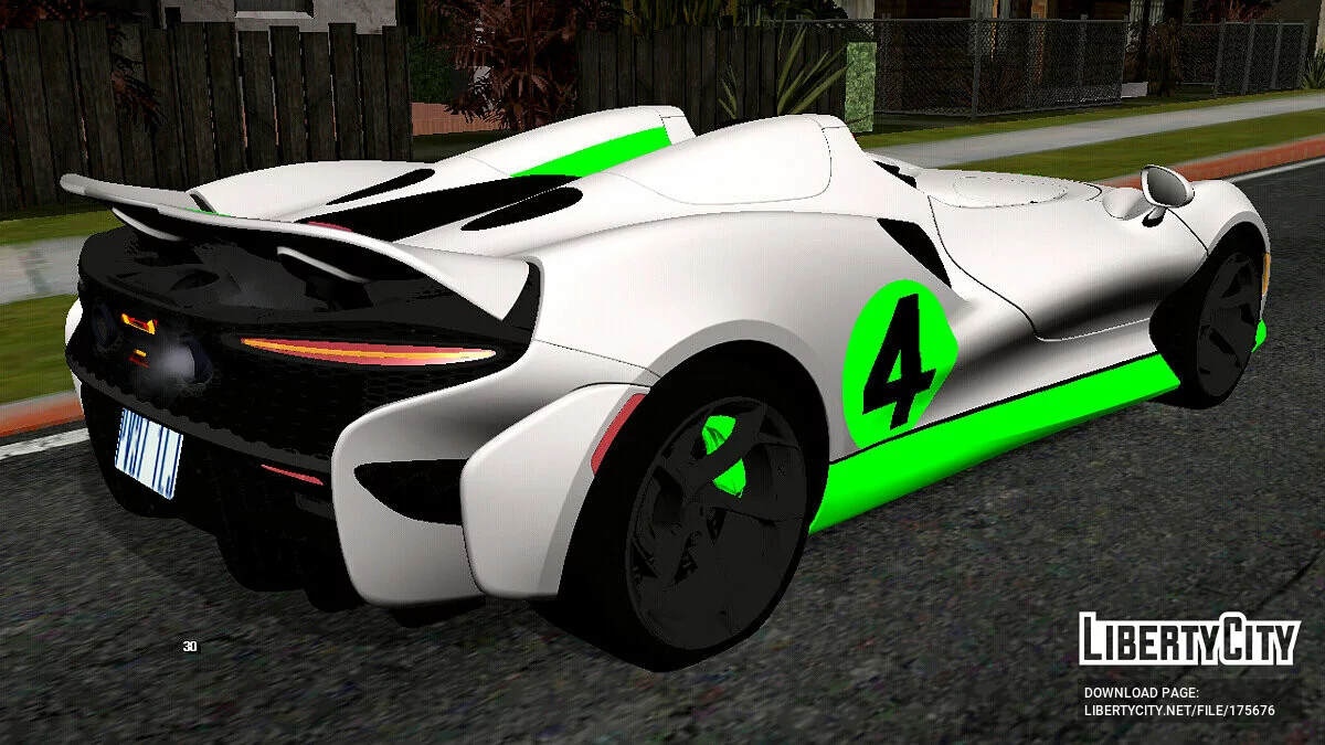 McLaren Elva 2021 (только DFF) / GTA San Andreas (iOS, Android)