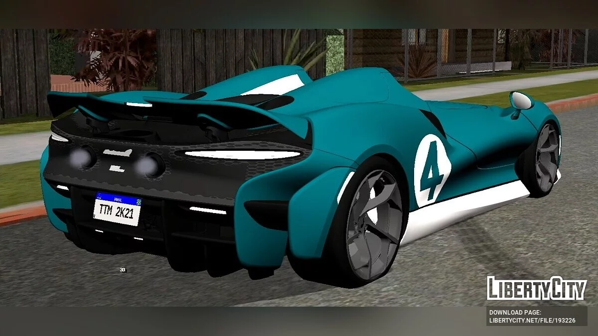 McLaren Elva 2021 (только DFF) / GTA San Andreas (iOS, Android)