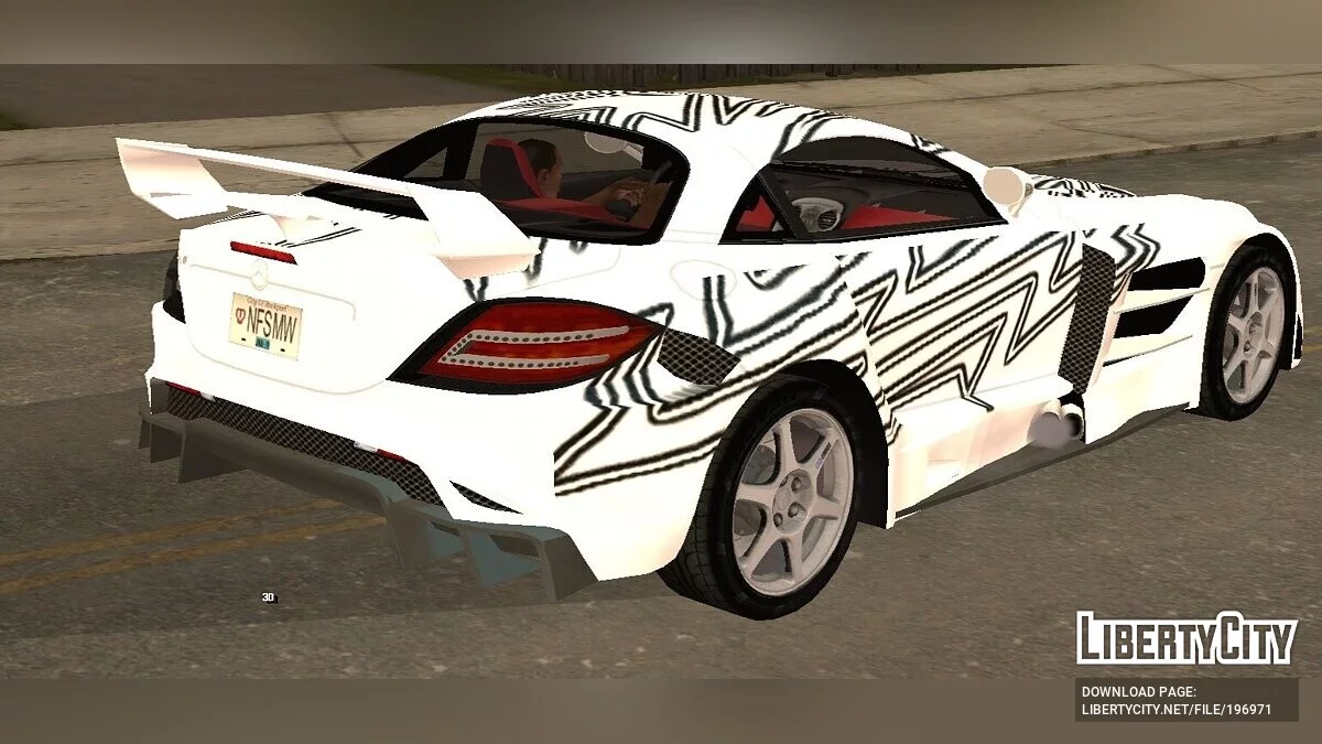 SLR McLaren Bull NFS MW / GTA San Andreas (iOS, Android)
