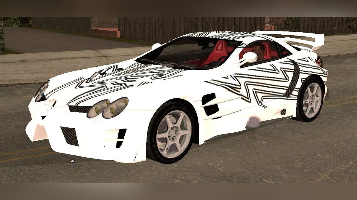 Скачать SLR McLaren Bull NFS MW для GTA San Andreas (iOS, Android)