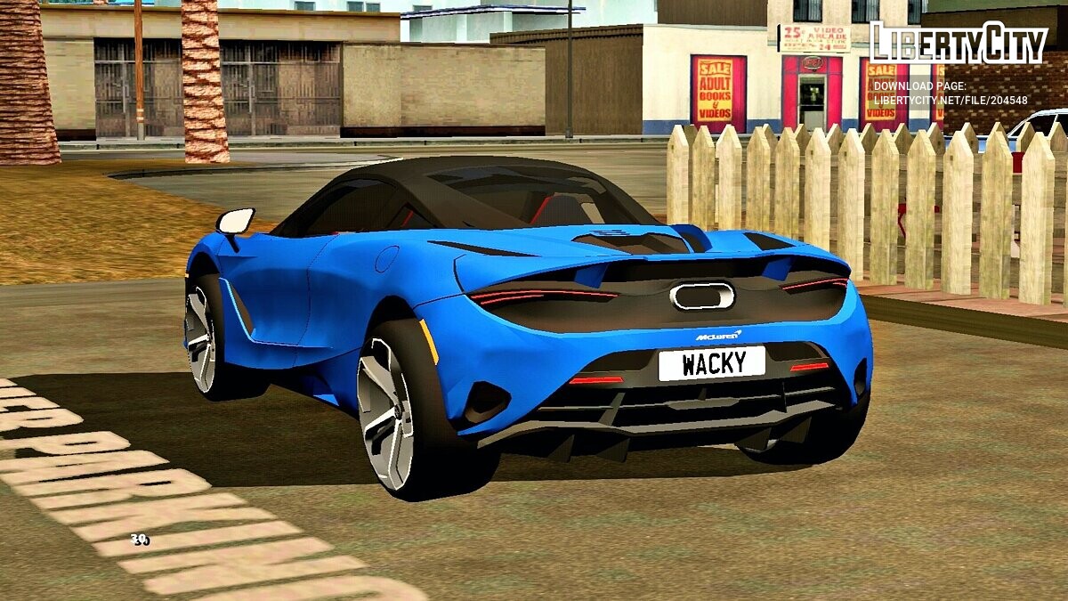 Скачать McLaren 750S (DFF Only) для GTA San Andreas (iOS, Android)