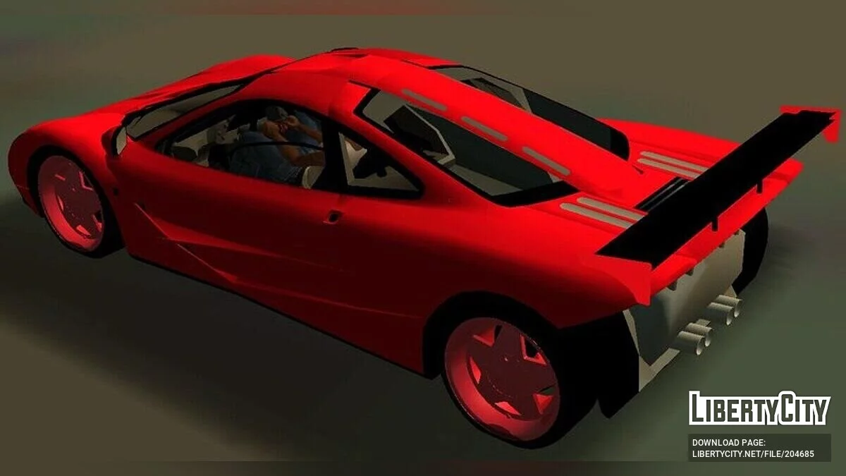 McLaren F1 (только DFF) / GTA San Andreas (iOS, Android)