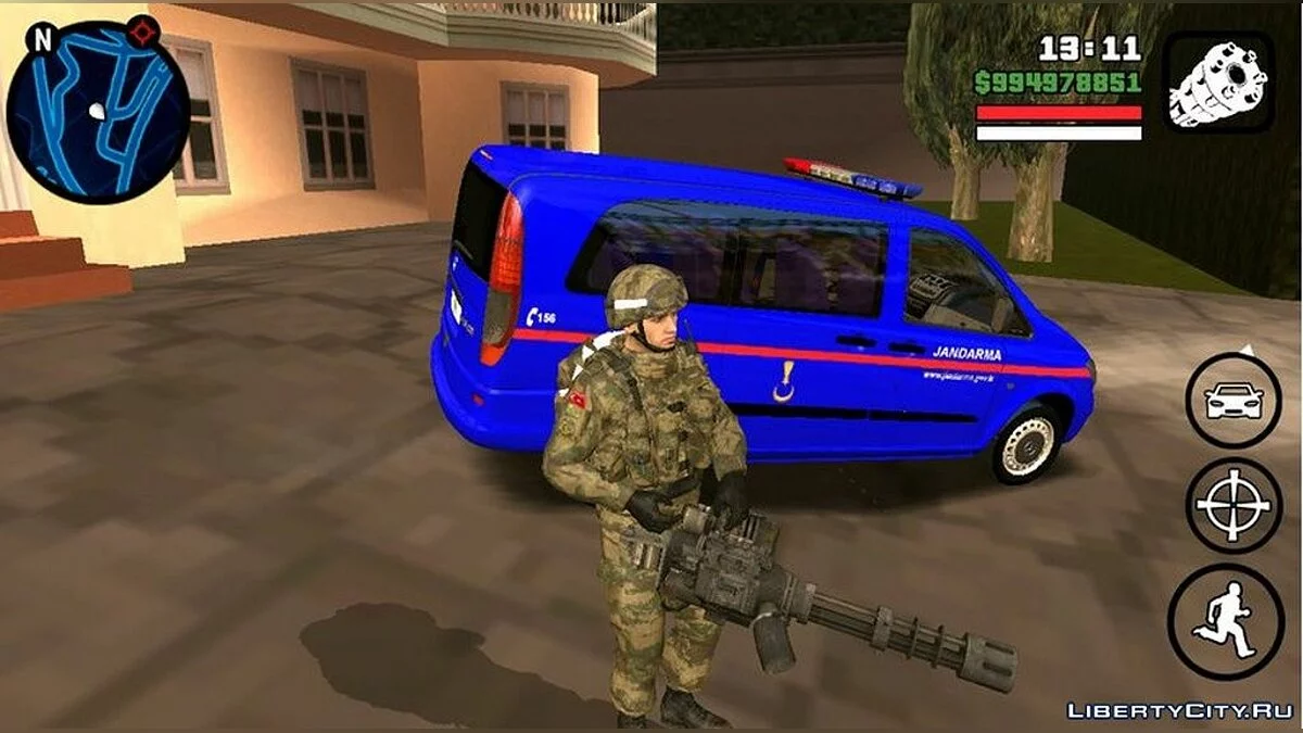 Фургон турецкой жандармерии / GTA San Andreas (iOS, Android)