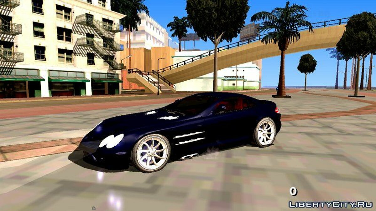 Скачать Mercedes Benz SLR (2005) для GTA San Andreas (iOS, Android)