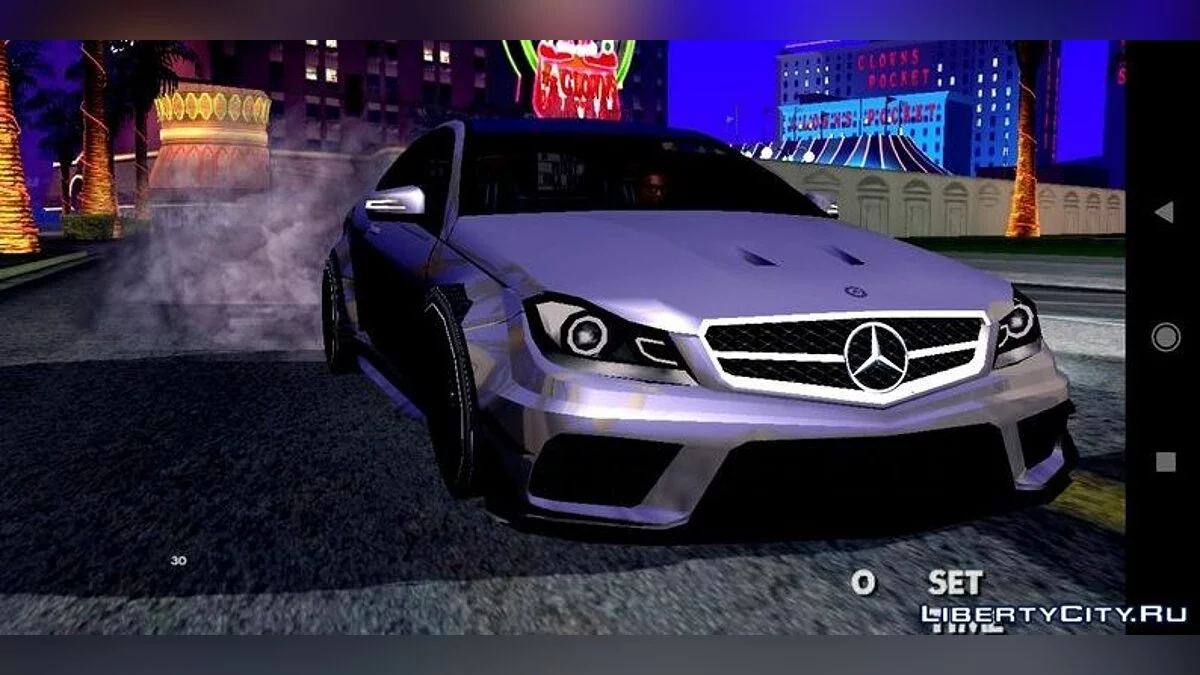 Mercesdes-Benz C63 AMG 2014 / GTA San Andreas (iOS, Android)