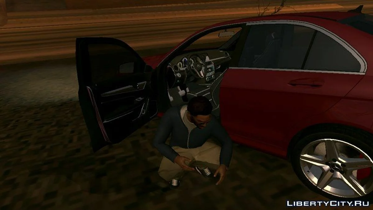 Mercedes-Benz C63 AMG 2012 (только DFF) / GTA San Andreas (iOS, Android)
