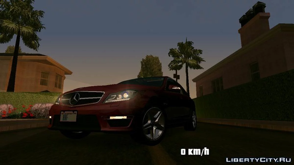 Mercedes-Benz C63 AMG 2012 (только DFF) / GTA San Andreas (iOS, Android)