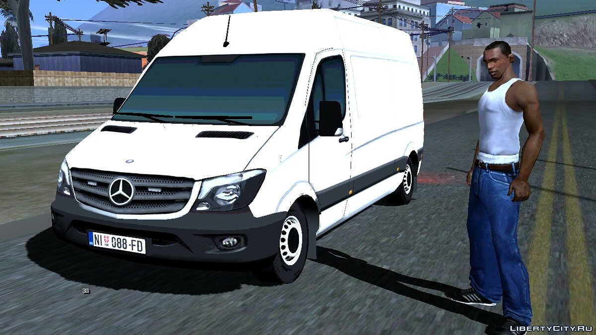 Скачать Mercedes-Benz Sprinter 2017 для GTA San Andreas (iOS, Android)