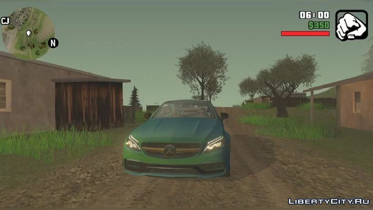 Mercedes-Benz C63 AMG / GTA San Andreas (iOS, Android)