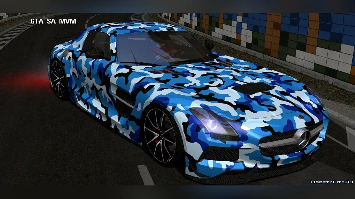 2014 Mercedes Benz SLS AMG Black Series / GTA San Andreas (iOS, Android)