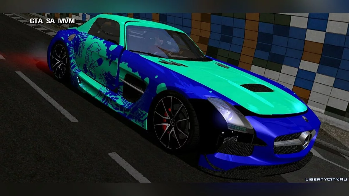 2014 Mercedes Benz SLS AMG Black Series / GTA San Andreas (iOS, Android)