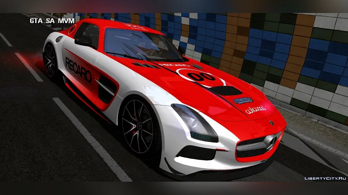 2014 Mercedes Benz SLS AMG Black Series / GTA San Andreas (iOS, Android)