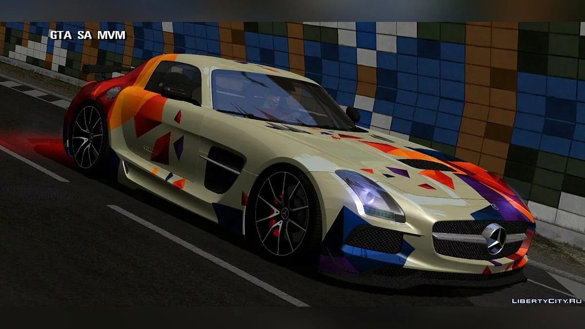 2014 Mercedes Benz SLS AMG Black Series / GTA San Andreas (iOS, Android)